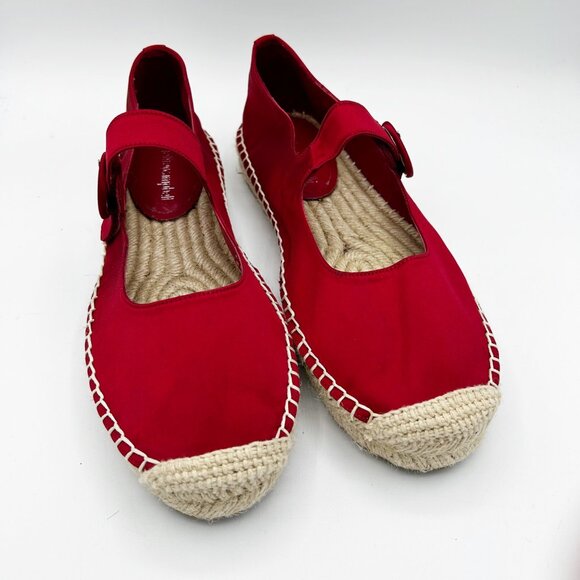Jeffrey Campbell Ariel Mary Jane Esapdrille Flats Size 8.5 Women's - Picture 2 of 5